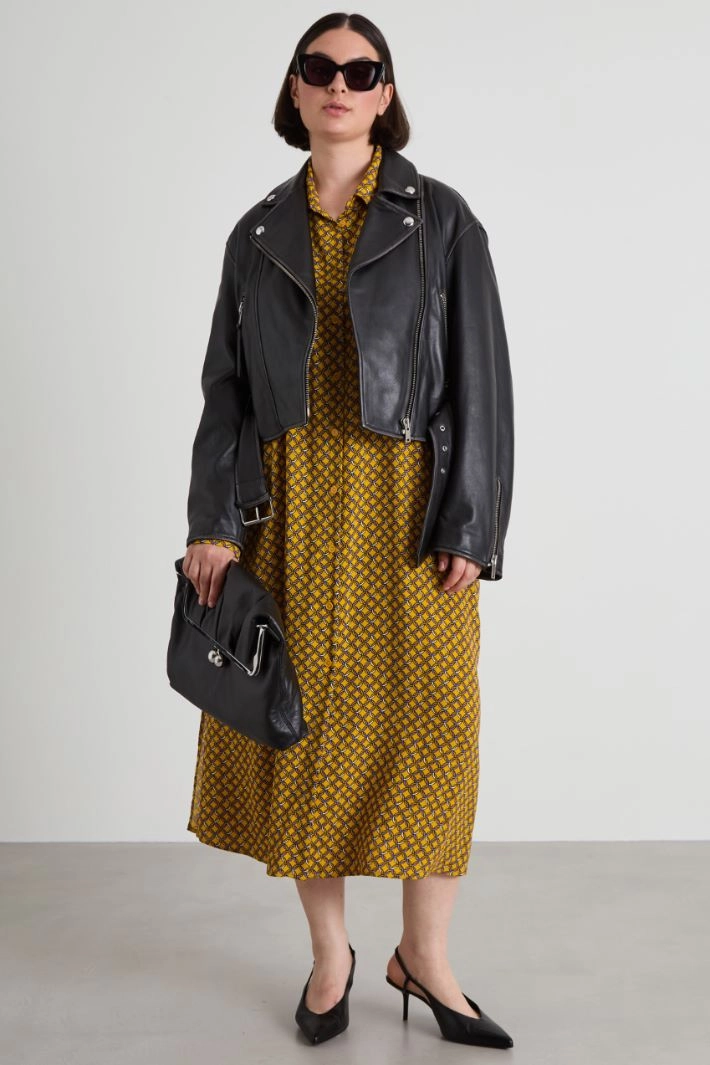 Cady shirt dress - OCHRE VIOLET