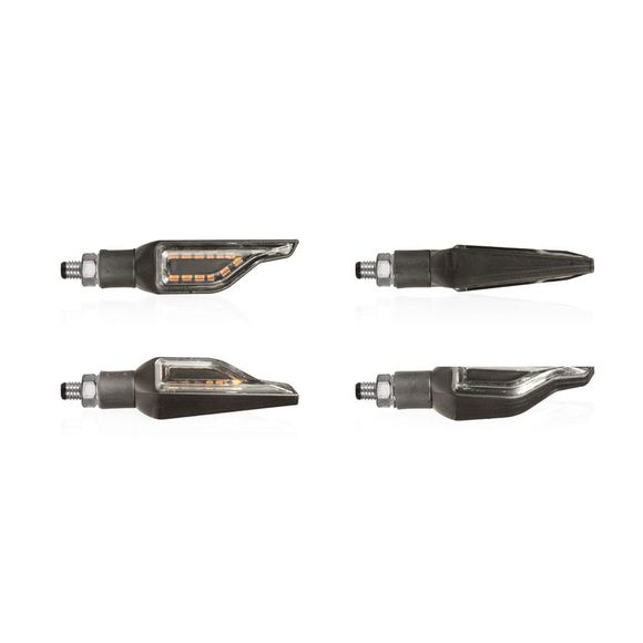 Chaft ADDICT LED Turn Signal (Pair) Universal - Black / OrangeRef: CH0546