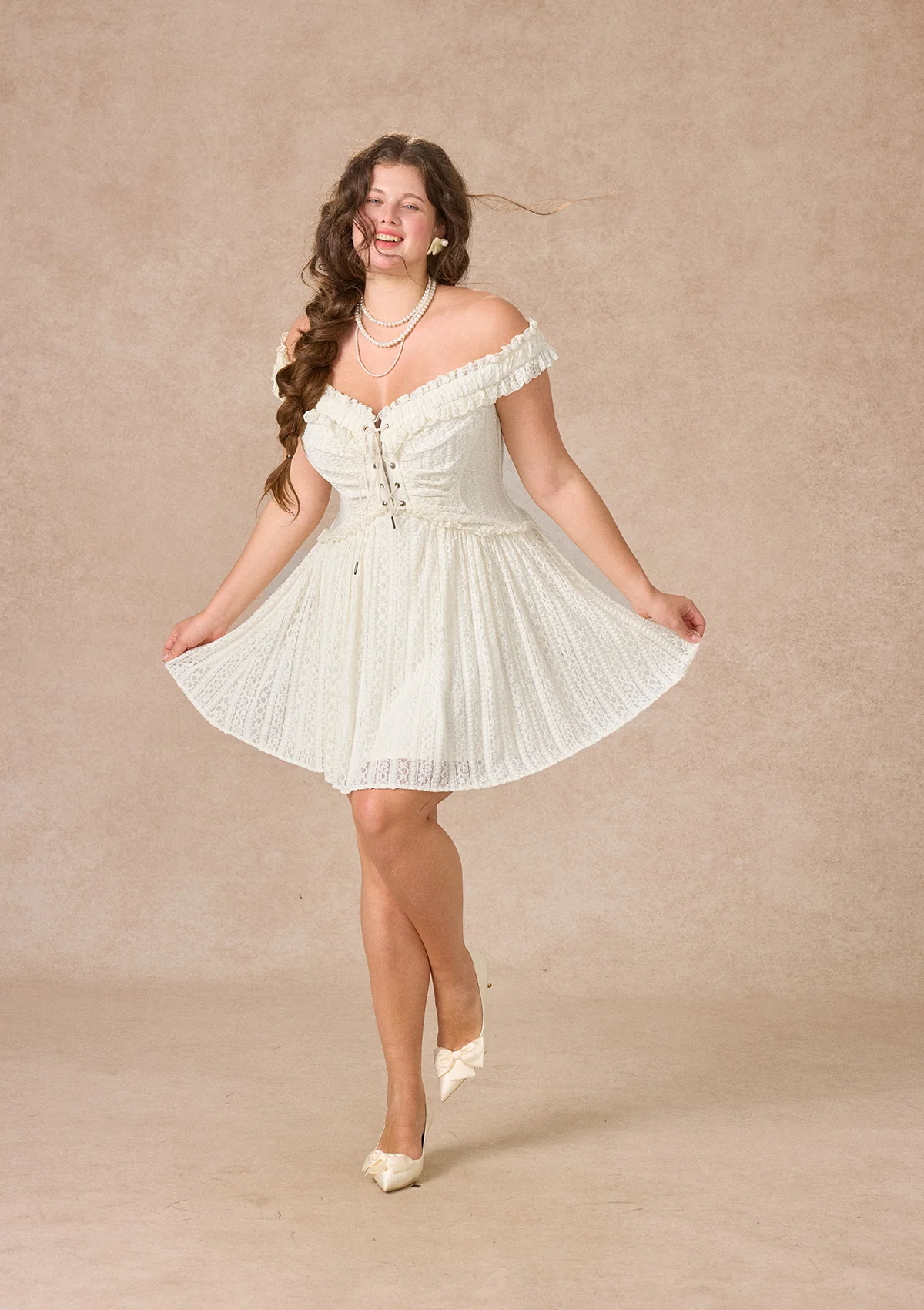 Curve&Plus Twin Butterflies Dress（Short）