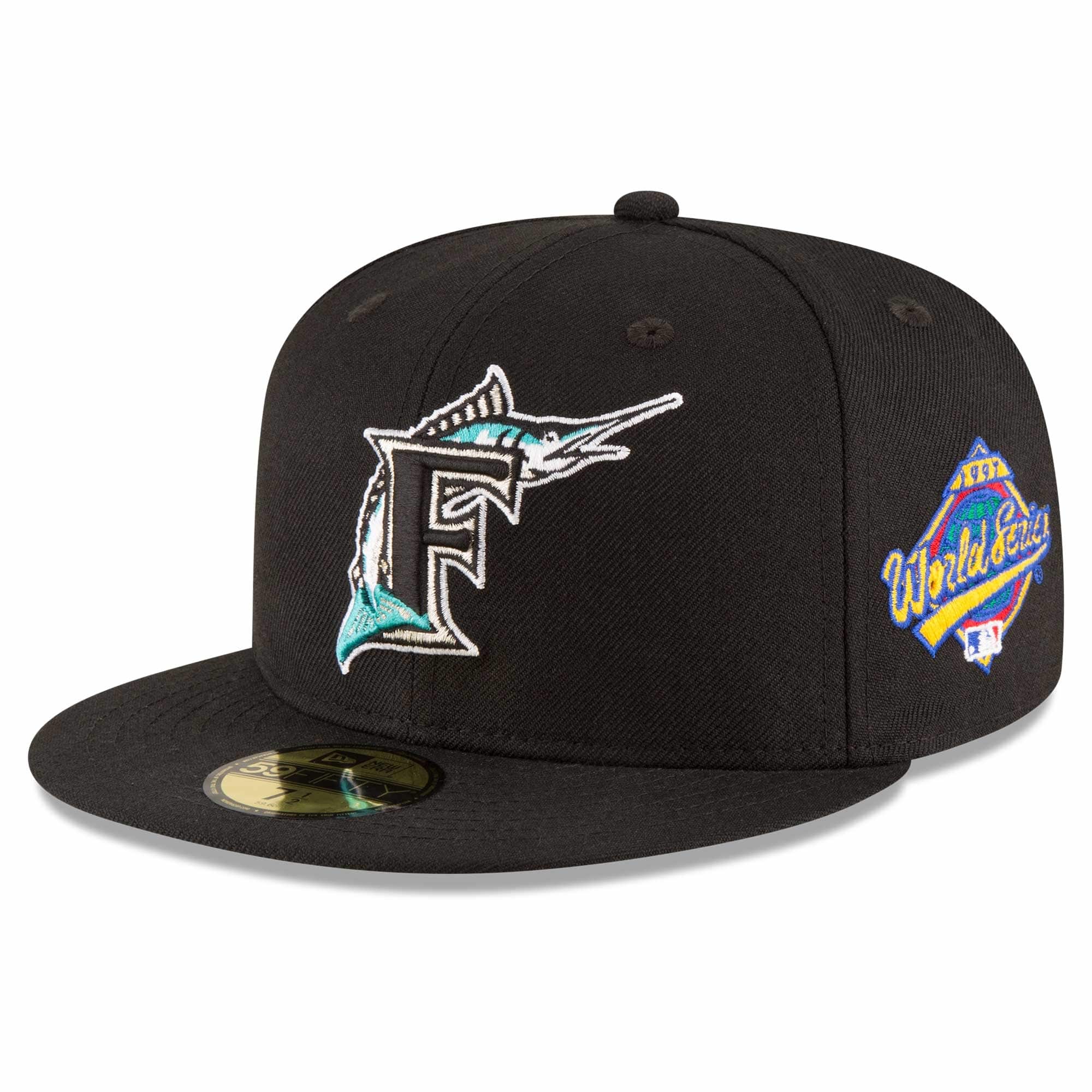 Florida Marlins 1997 World Series Cooperstown 59FIFTY Fitted MLB Cap Black