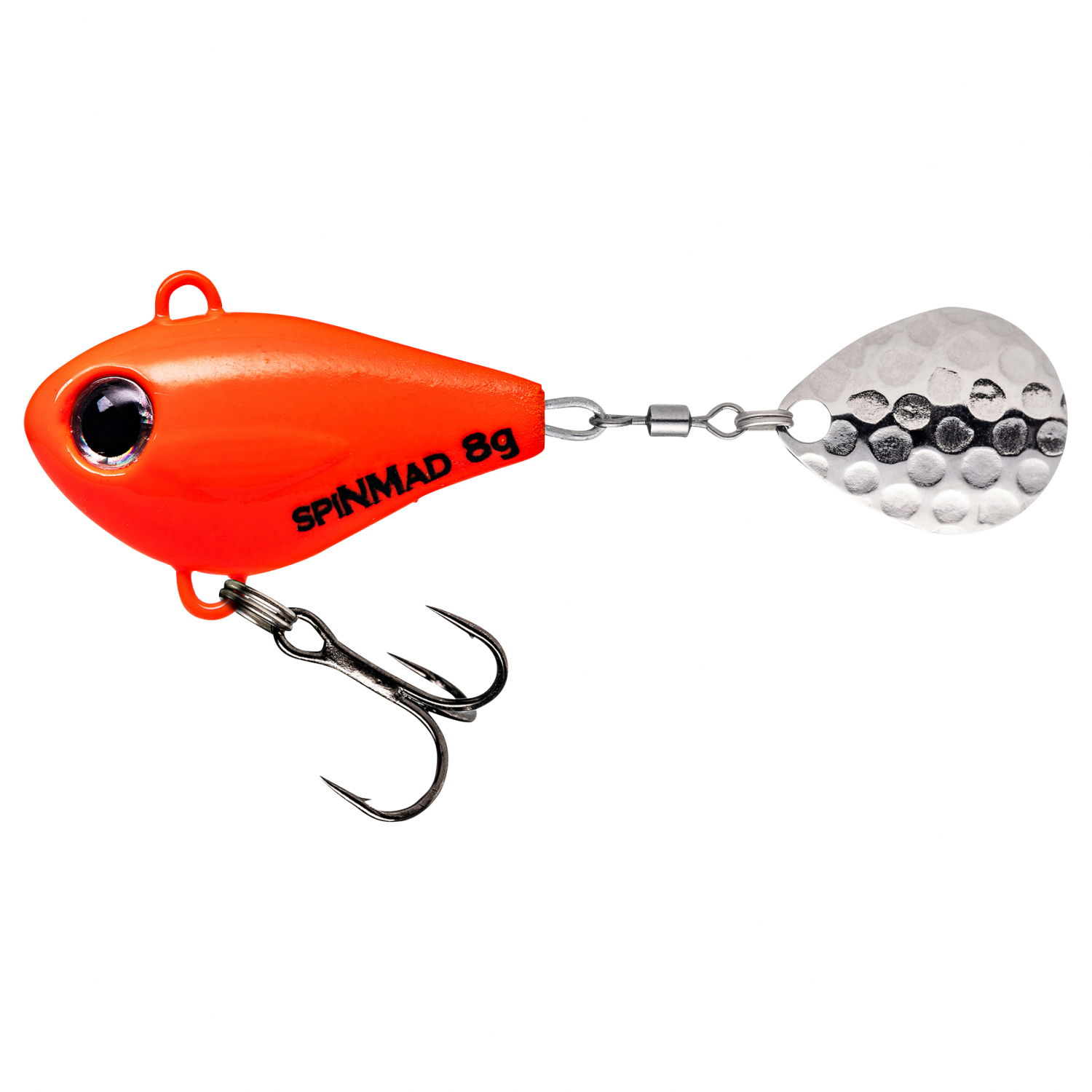 SpinMad Lead Head Spinners Jigmaster (Möhrchen, 8 g)