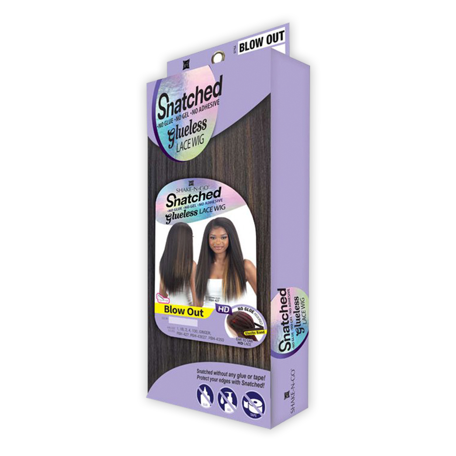 Shake-N-Go HD Lace Front Wig Glueless Snatched Blow Out