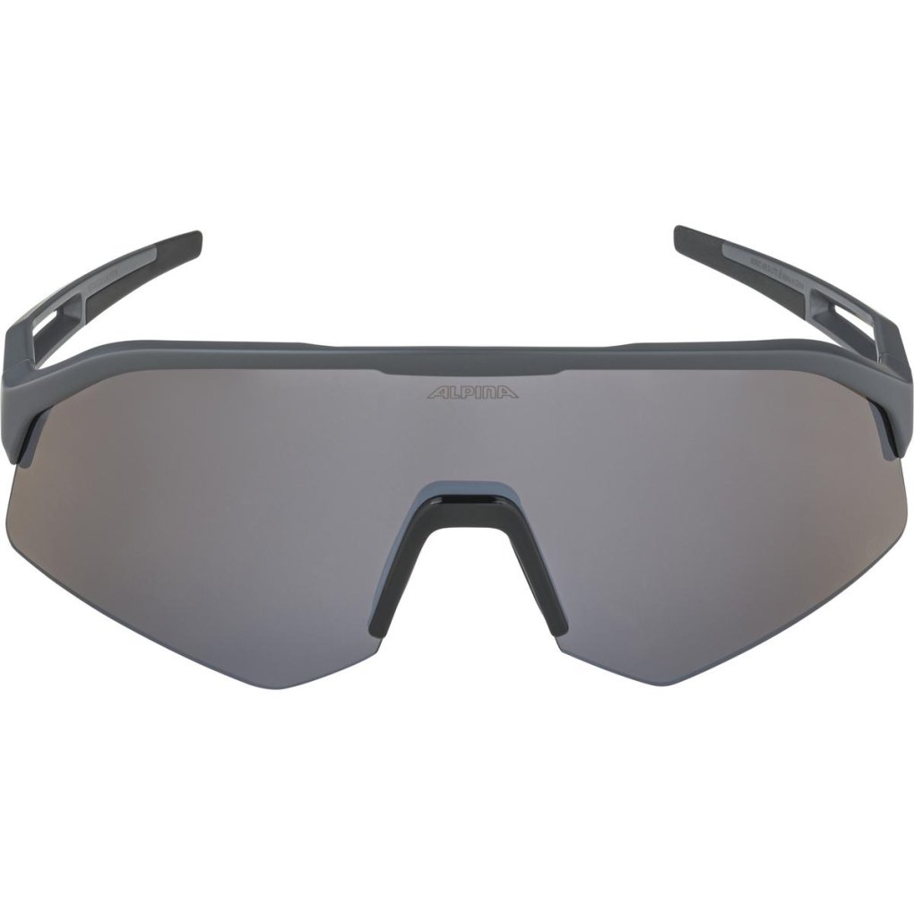 Alpina Sonic HR Q-Lite Glasses - midnight-grey matt/mirror silver