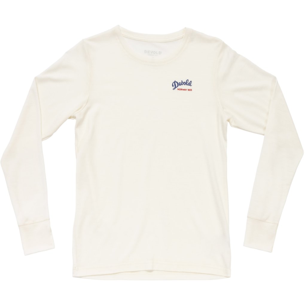 Devold Classic Script Longsleeve Shirt Women - 001A White