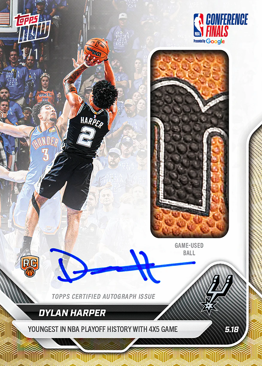 Dylan Harper - 2025-26 NBA Topps NOW® - Card 314 - PR: 17874