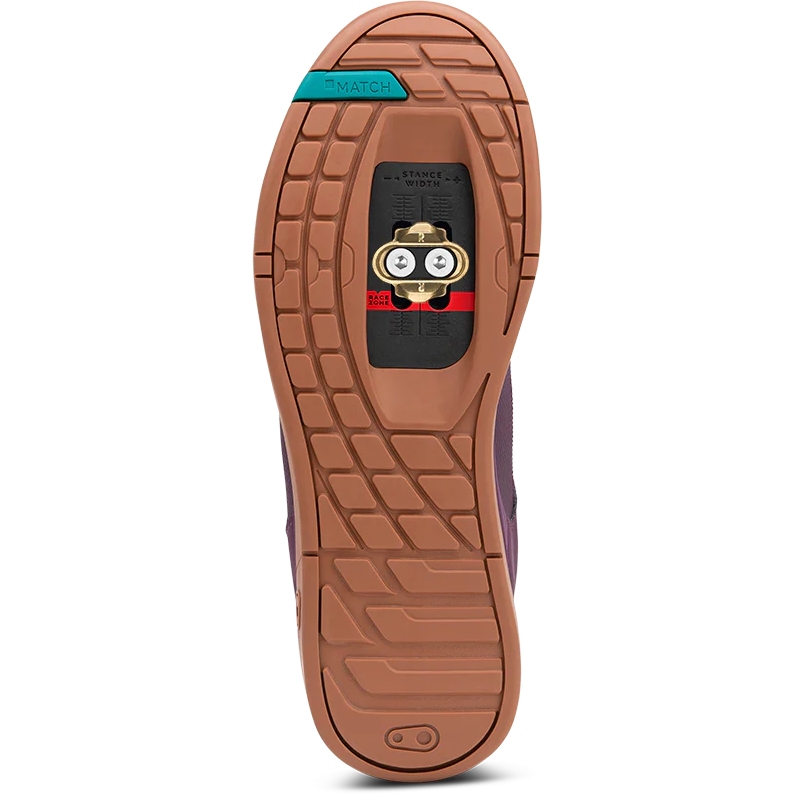Crankbrothers Mallet Lace MTB Shoes - purple haze/teal blue/gum