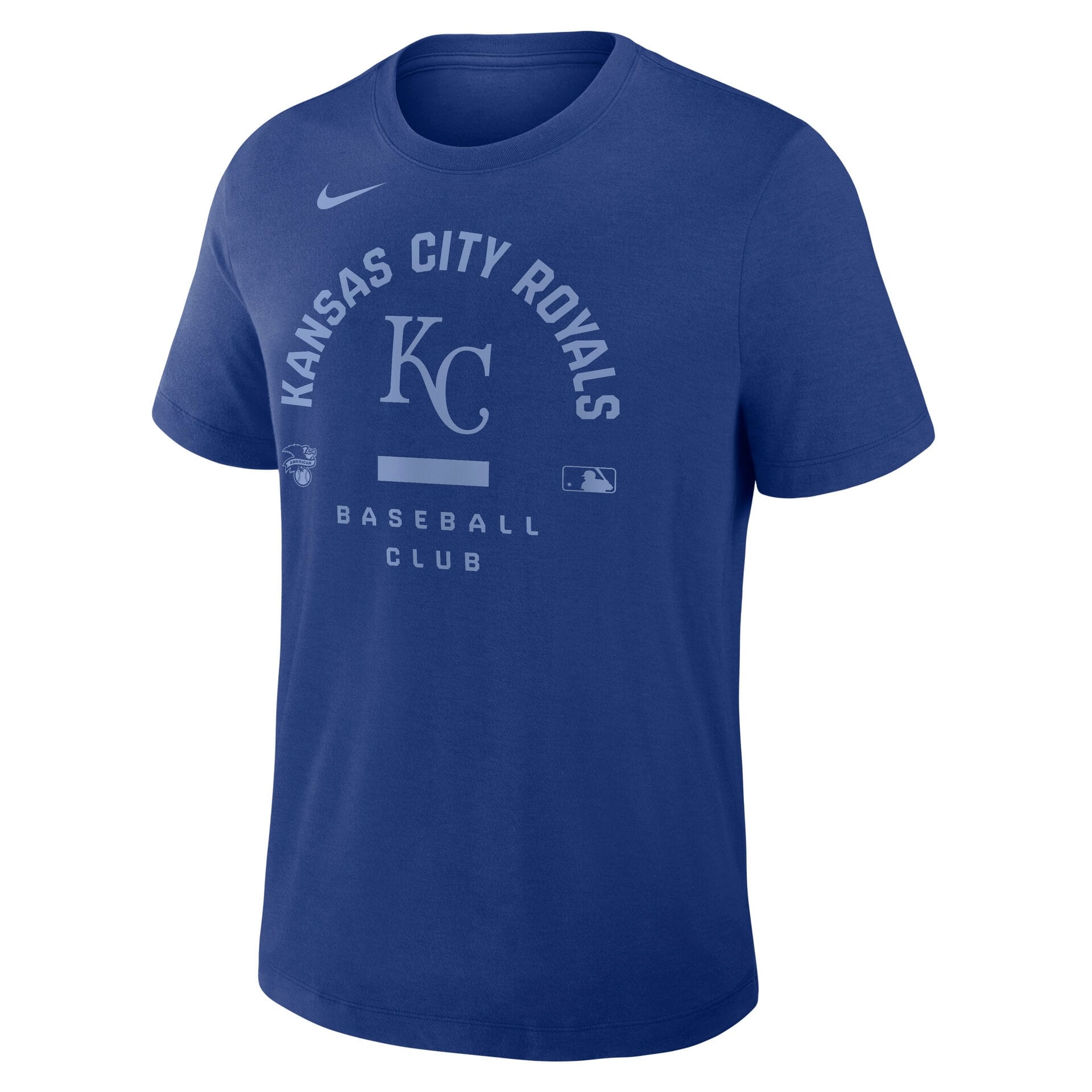 Kansas City Royals Early Work 2026 MLB Authentic Tri-Blend T-Shirt Blue
