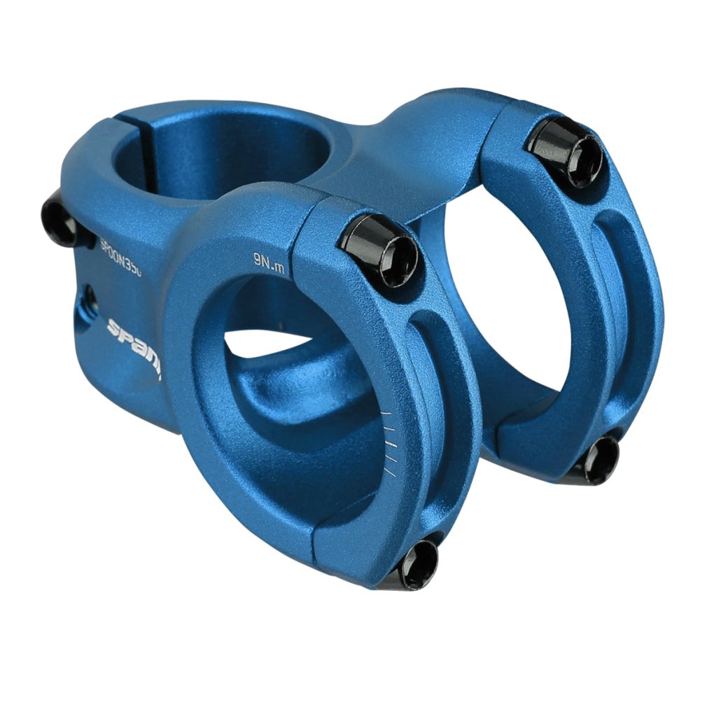 Spank Spoon 350 Stem - 35mm - blue