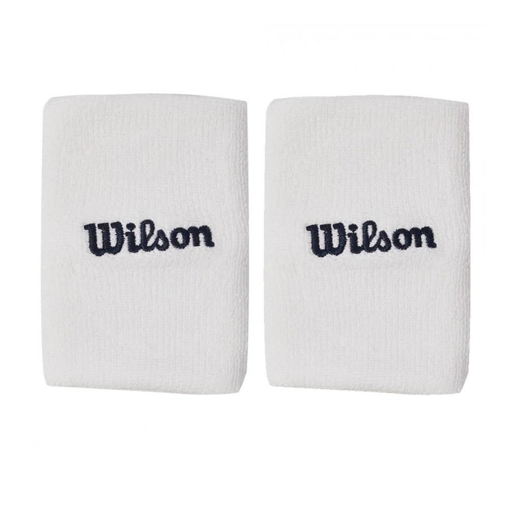WILSON WIDE TERRY WRISTBAND WHITE