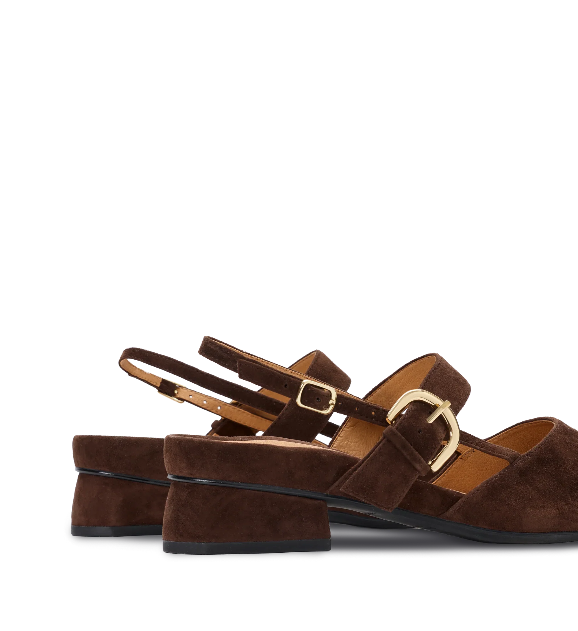 Eider Espresso Brown Suede Flats