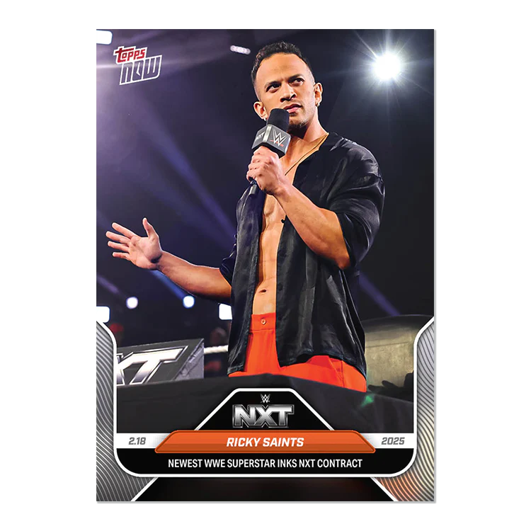Ricky Saints - 2025 WWE Topps NOW® Card 20