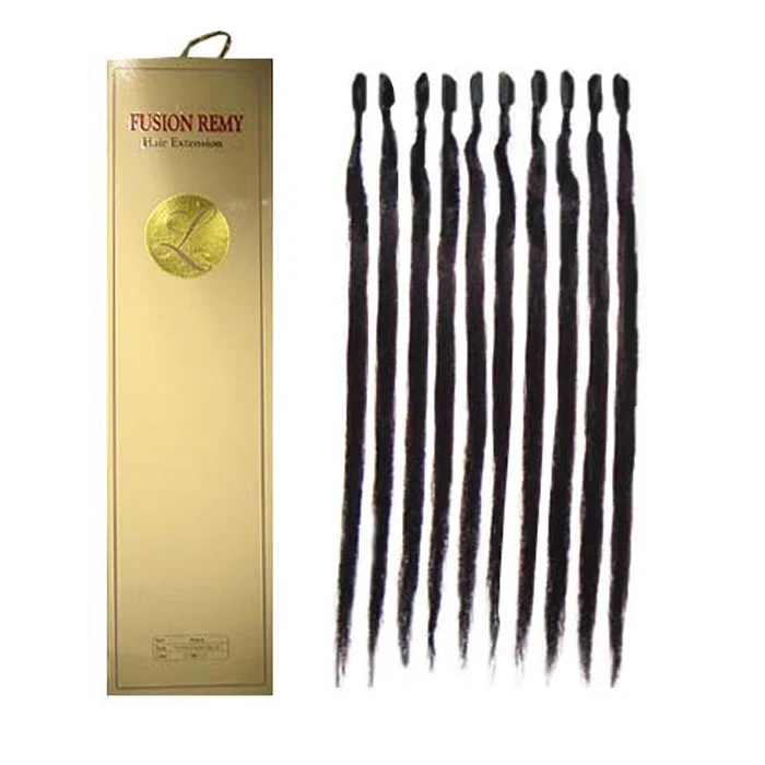 Ladylike Fusion Remy Glue U-Tip Yaki Hair Extension - STRAIGHT 18