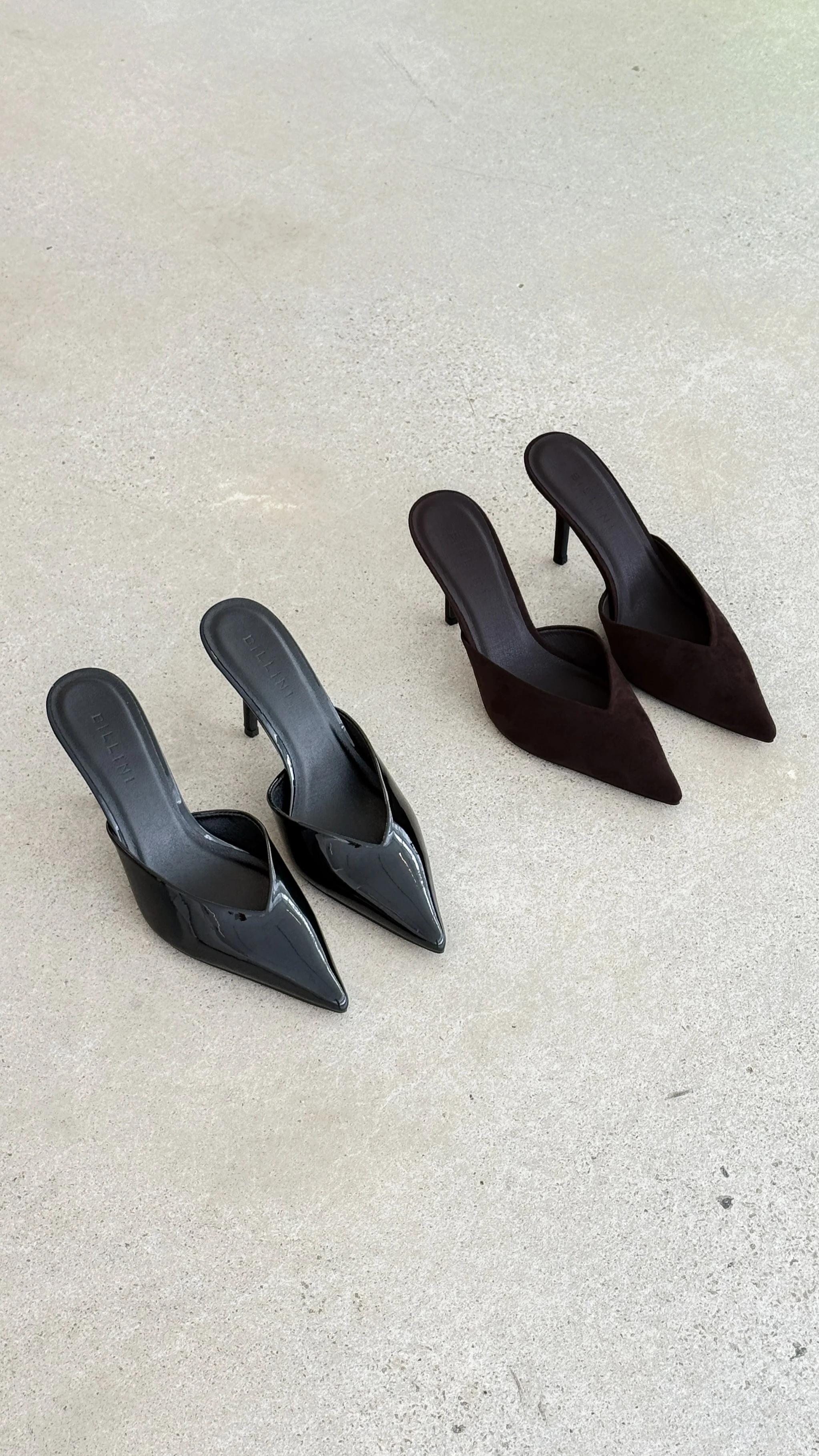 Karey Heel - Dark Cacao Suede