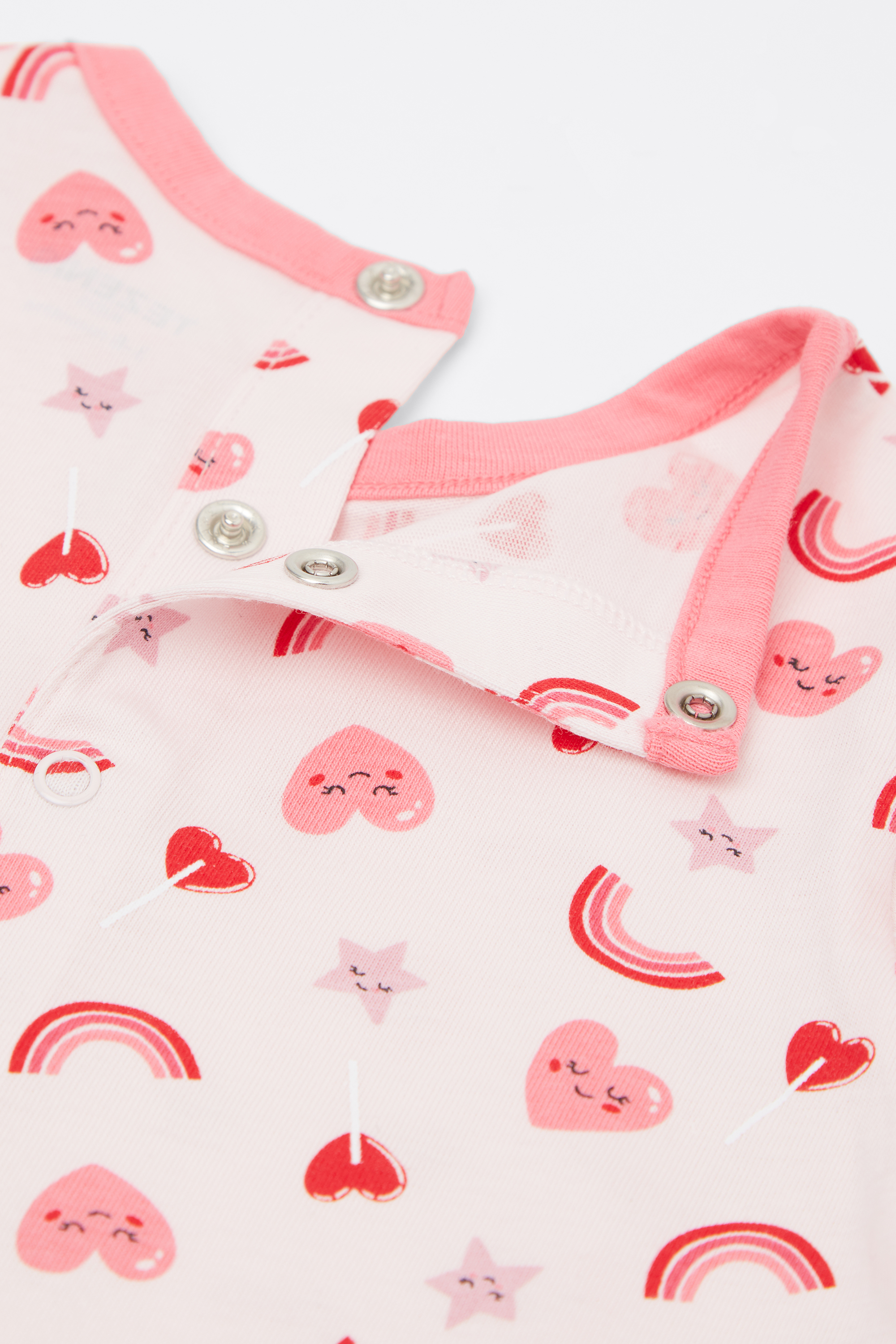 Baby Pure Cotton Playsuit with Long Sleeves