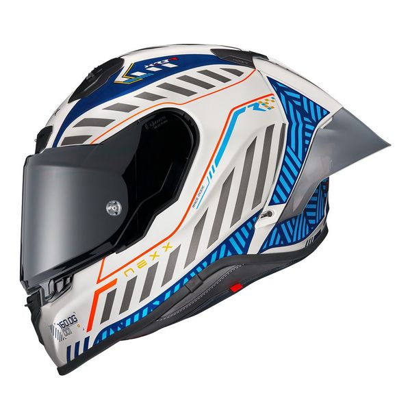 An integral helmet Nexx X.R3R - Out Brake - White / BlueRef: Ne0607-C42128