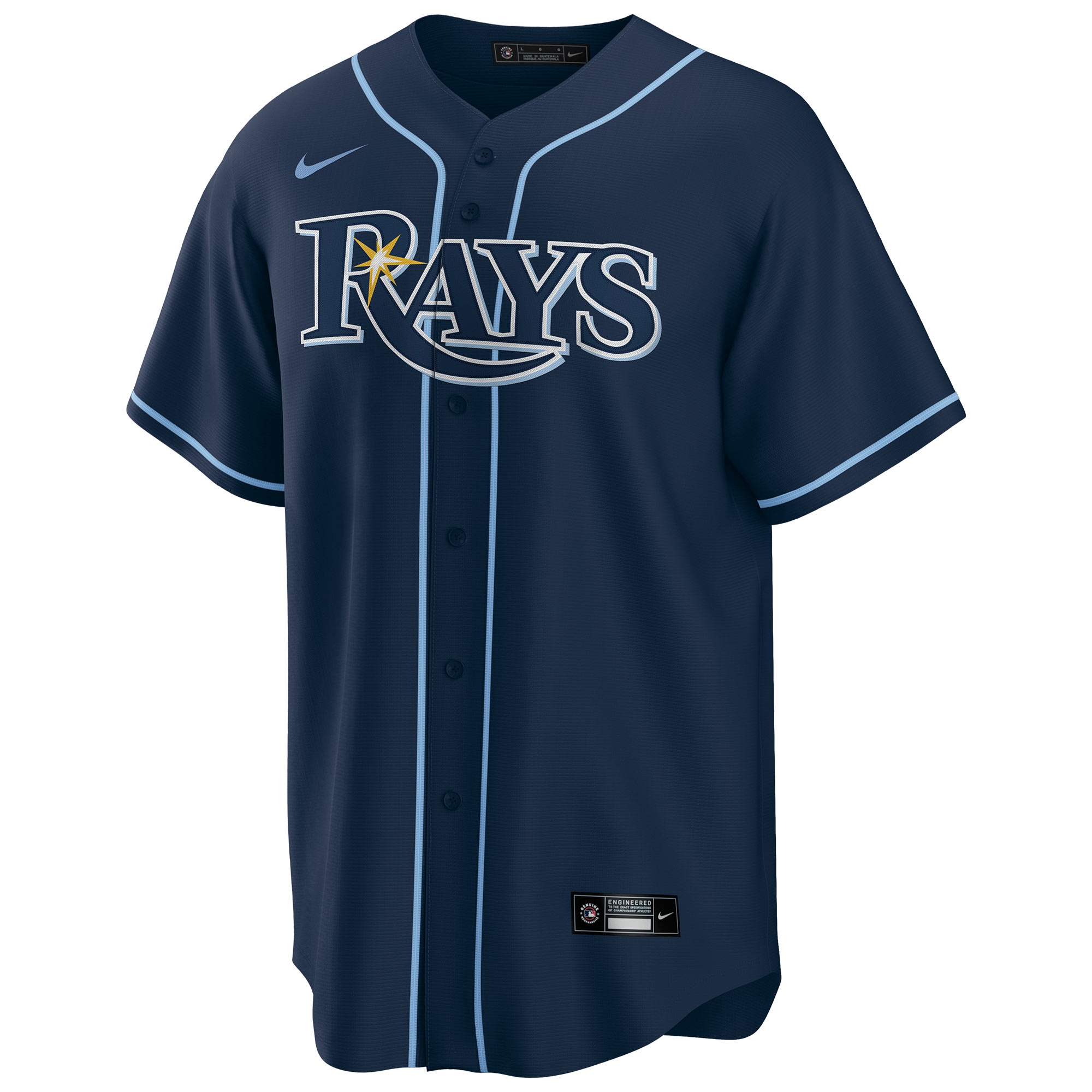 Tampa Bay Rays Nike MLB Alternate Baseball Jersey Navy
