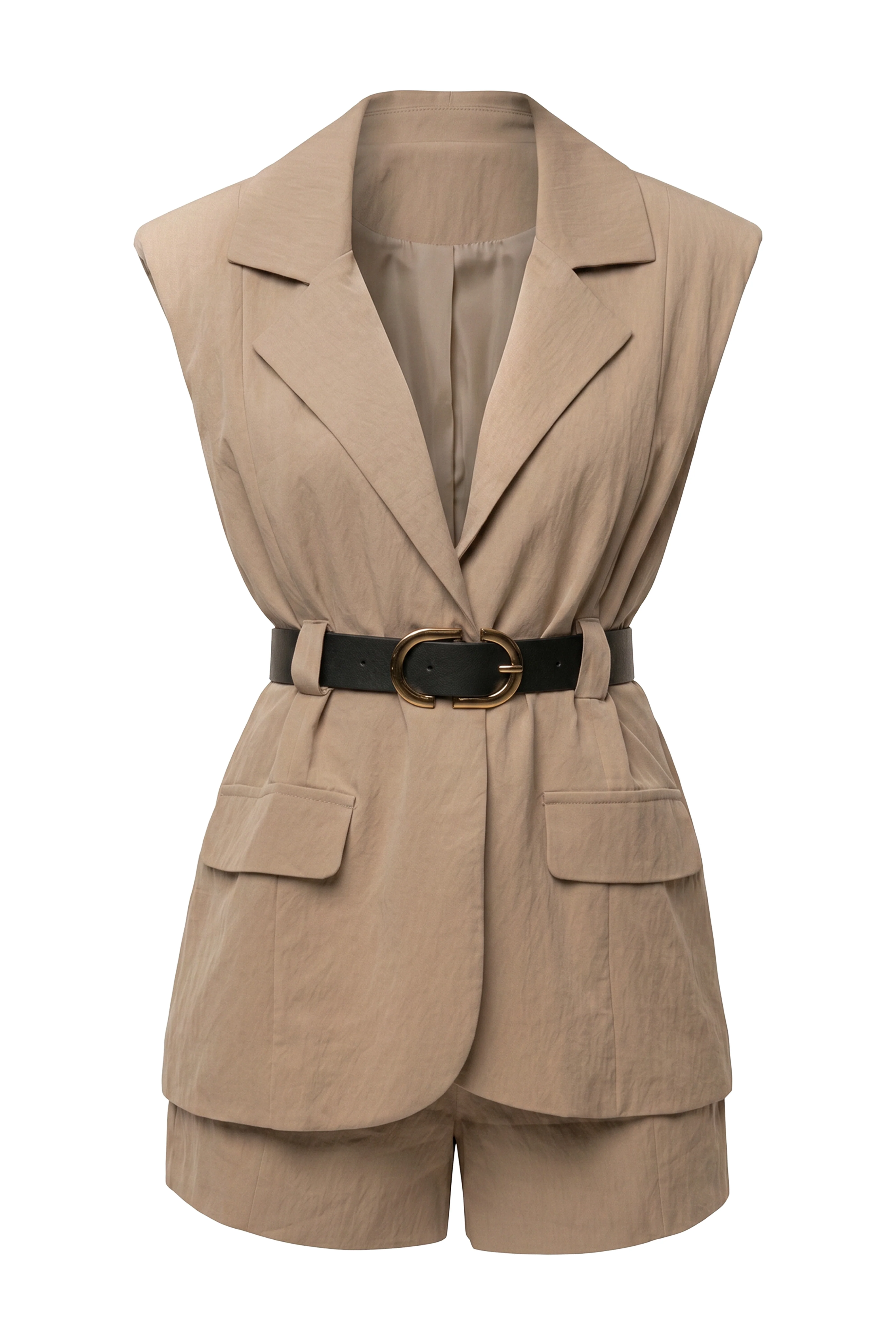 Tan Main Agenda Romper