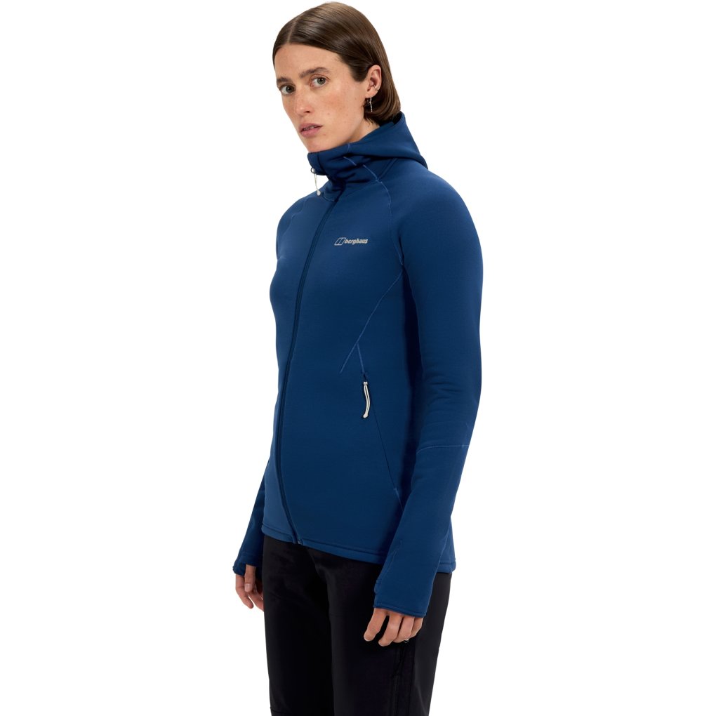 Berghaus Kinetic Powerstretch Hoody Women - Dark Blue