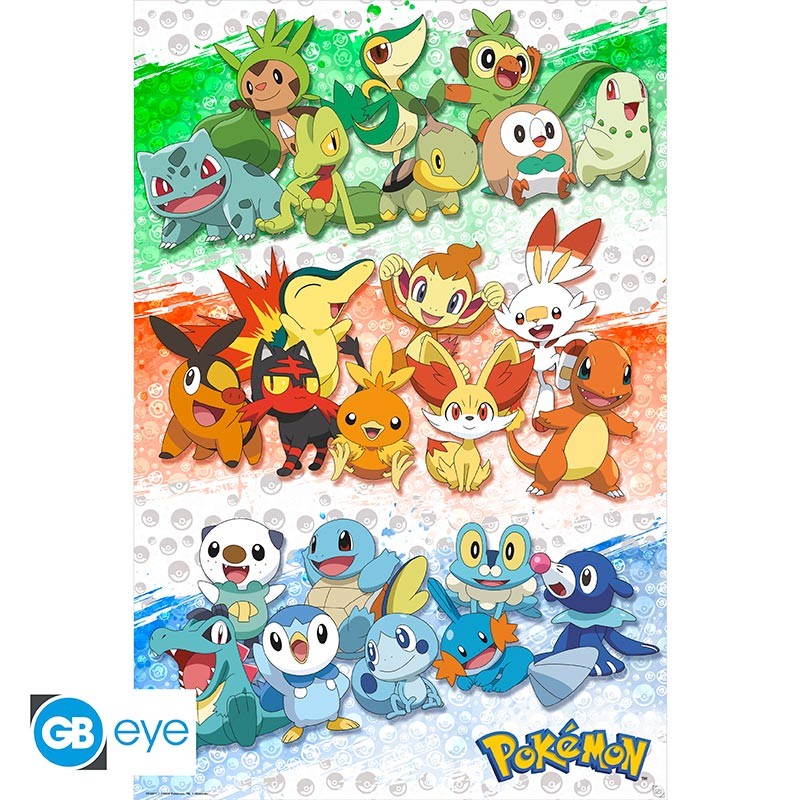 POKEMON Poster First Partners (91,5x61cm)