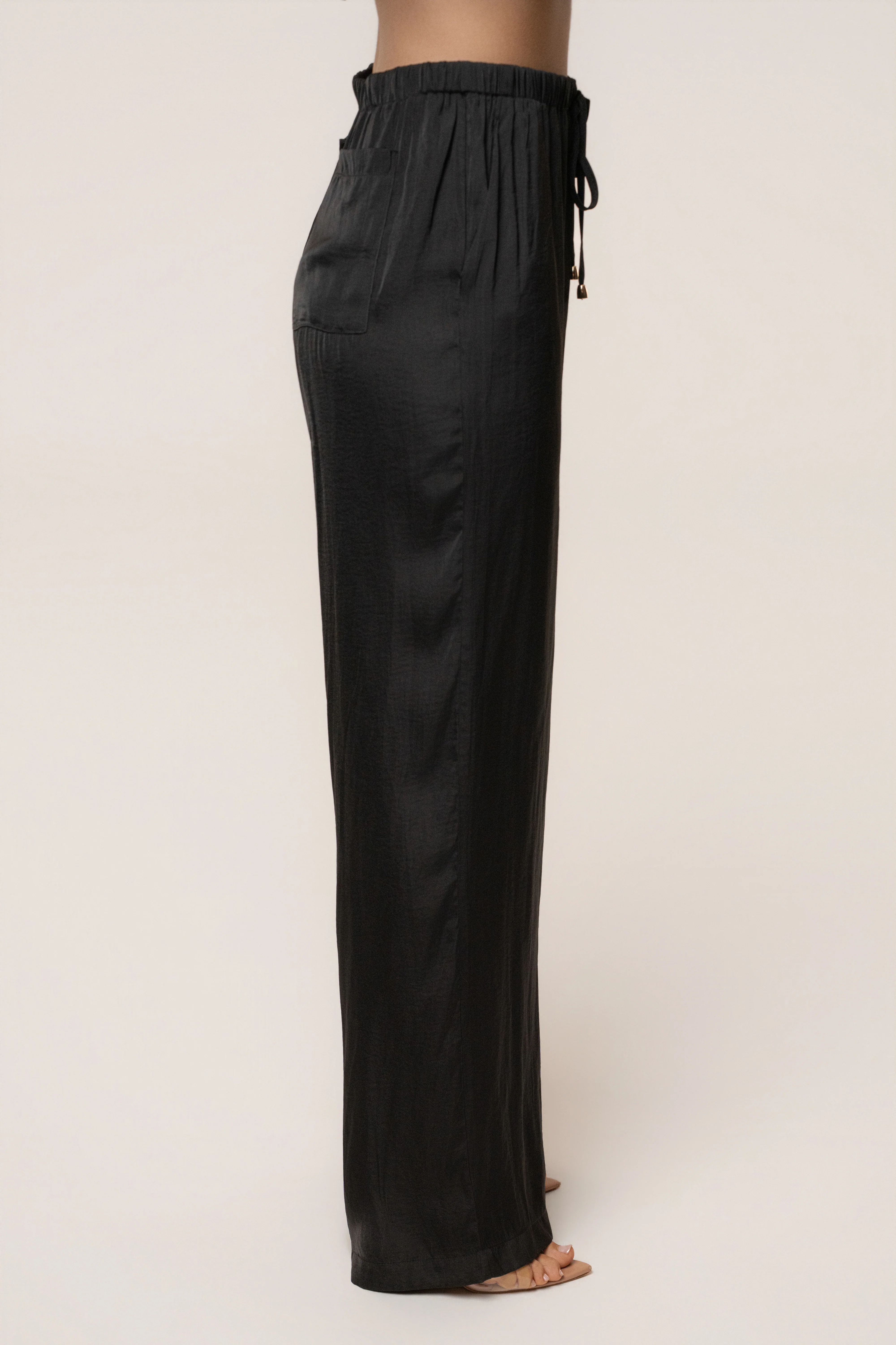 Black Seaside Glow Pants
