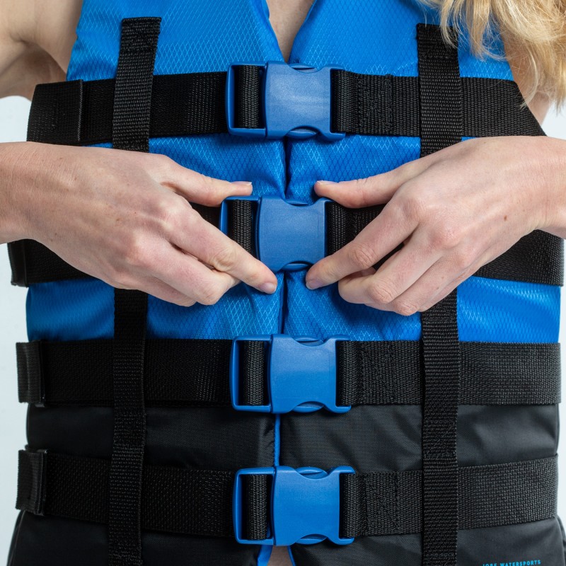 Jobe 4 Buckle Life Vest Blue
