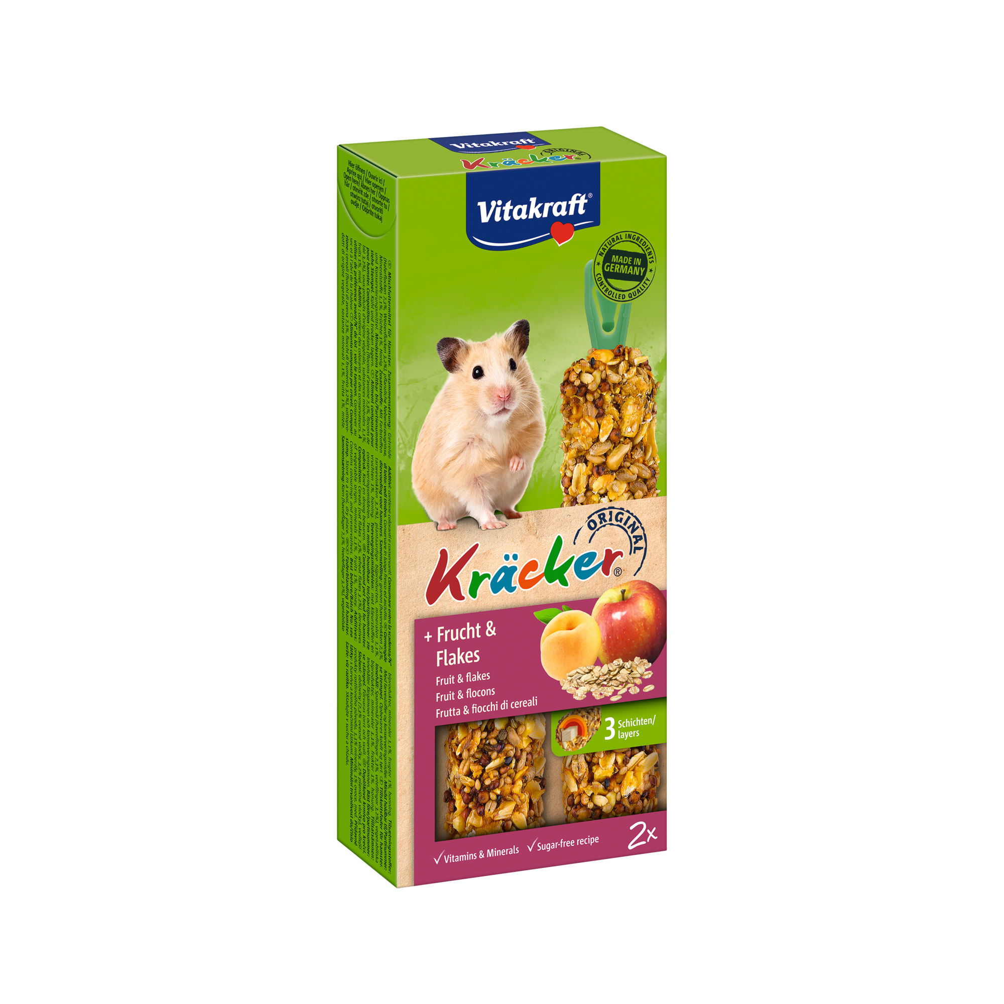 Vitakraft Hamster Cracker Fruit - 2 pieces