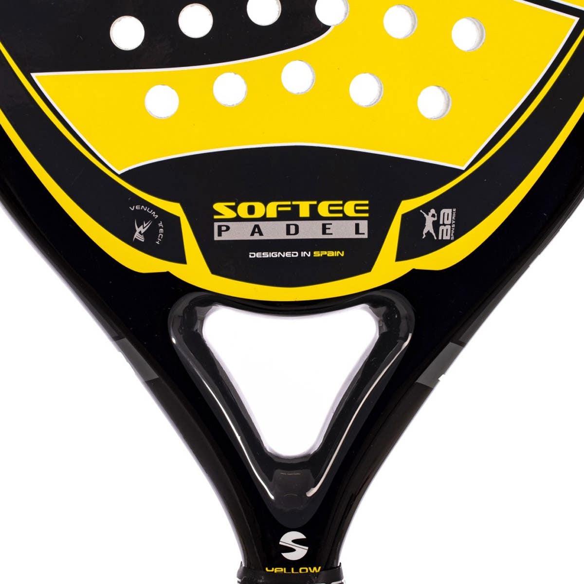 YELLOW SOFTEE PRO MASTER EVOLUTION PADEL RACKET