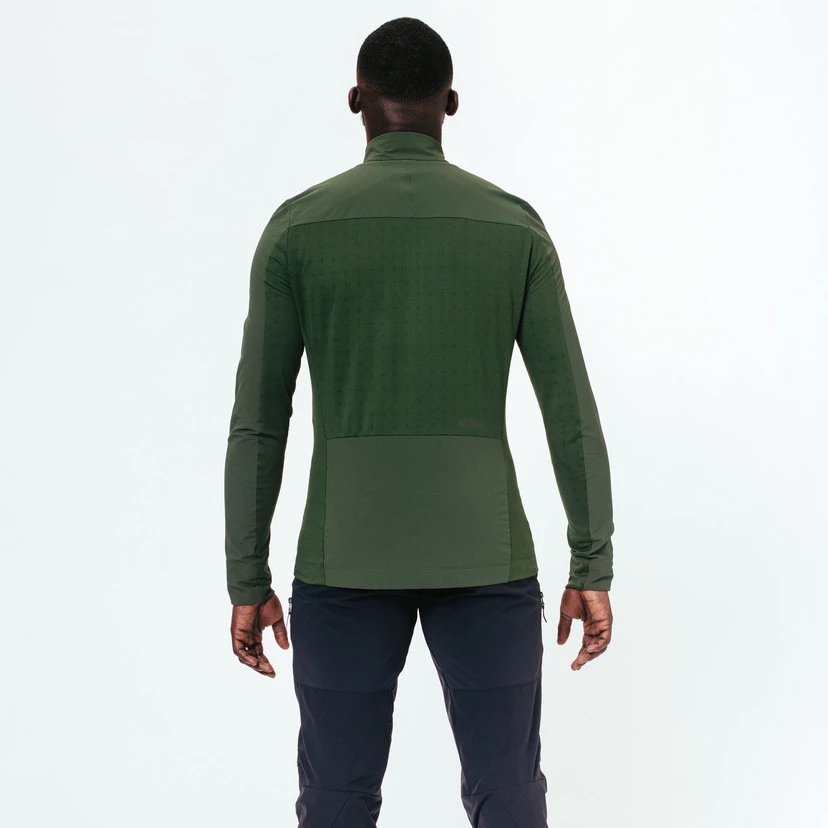 GOREWEAR TrailKPR Hybrid 1/2-Zip Midlayer Men - utility green BH00