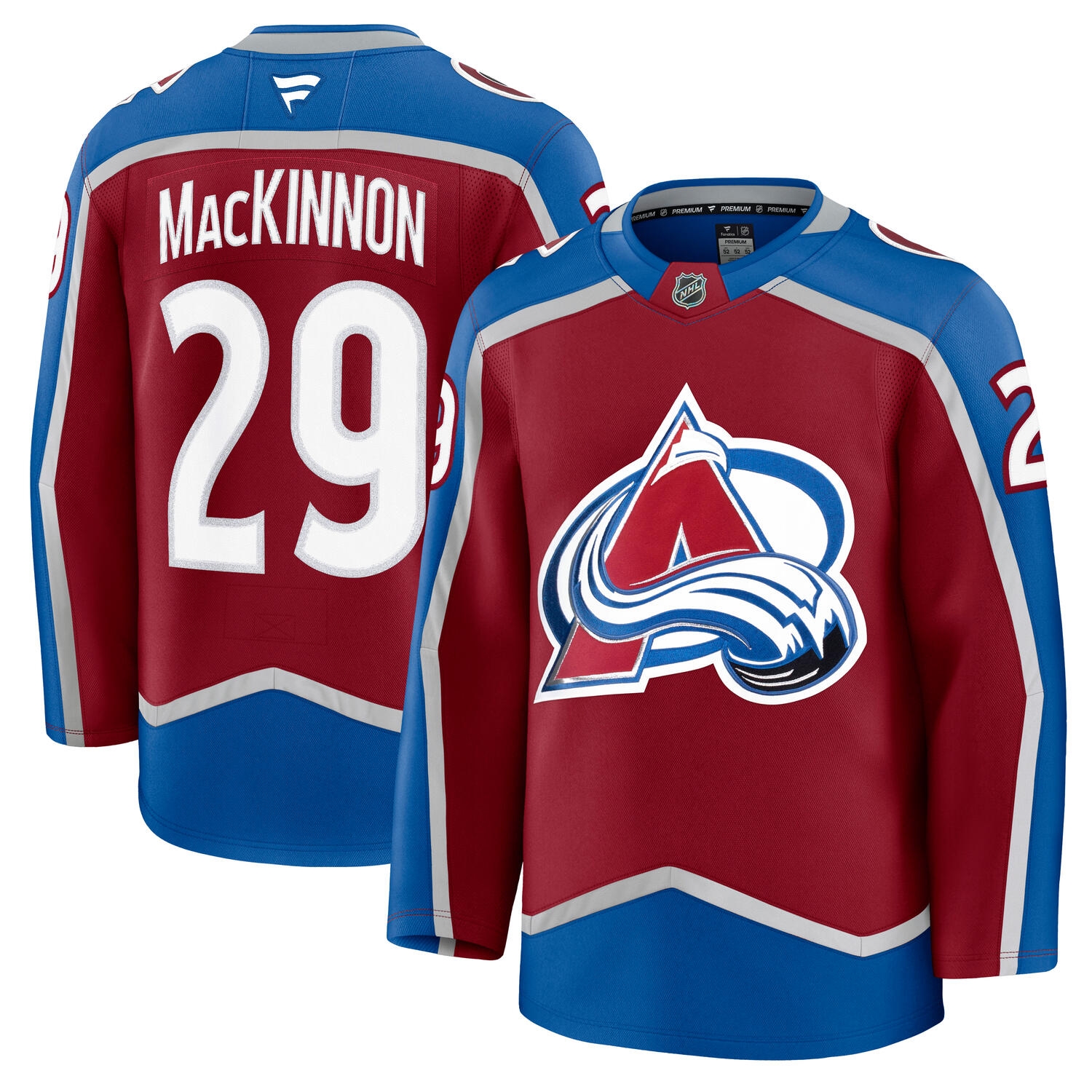 Nathan MacKinnon #29 Colorado Avalanche Premium NHL Jersey Home Burgundy