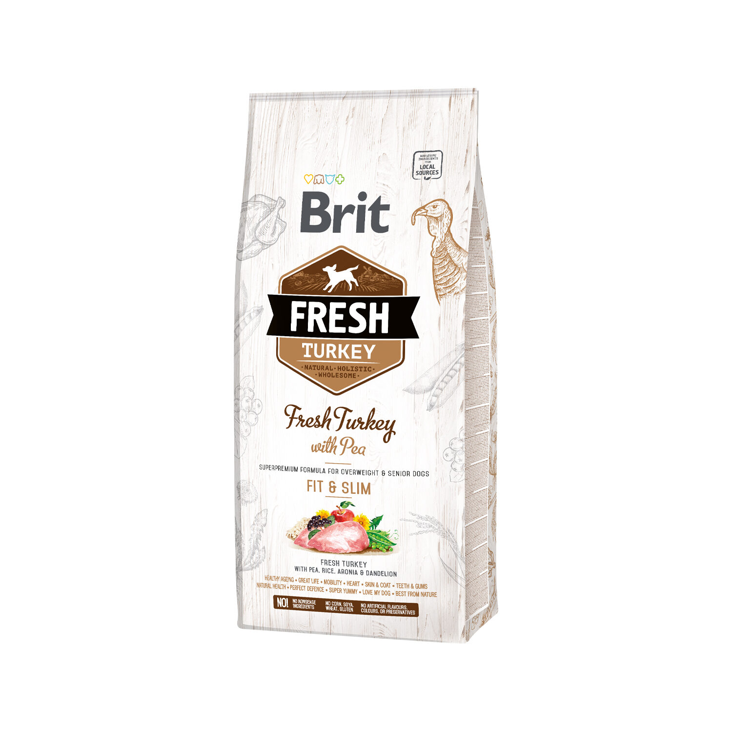 Brit Fresh Turkey with Pea Light Fit & Slim - 2.5 kg