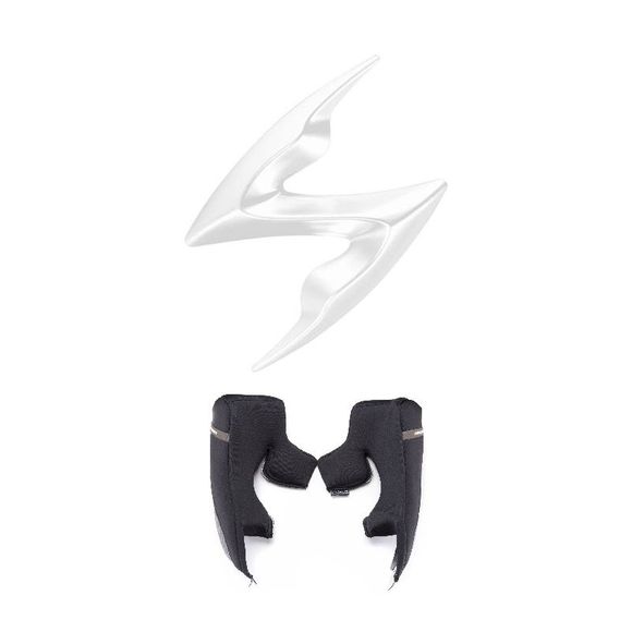 Scorpion Exo EXO-R1 Air Cheek Pads - Carbon Air - BlackRef: SC1109