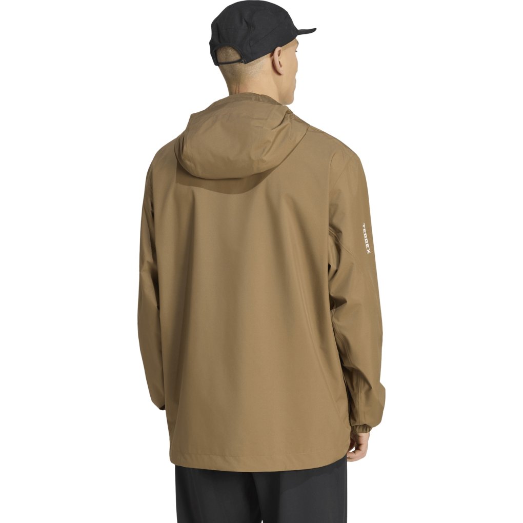 adidas Multi 2L Climaproof Rain Jacket Men - brown oxide KA6912