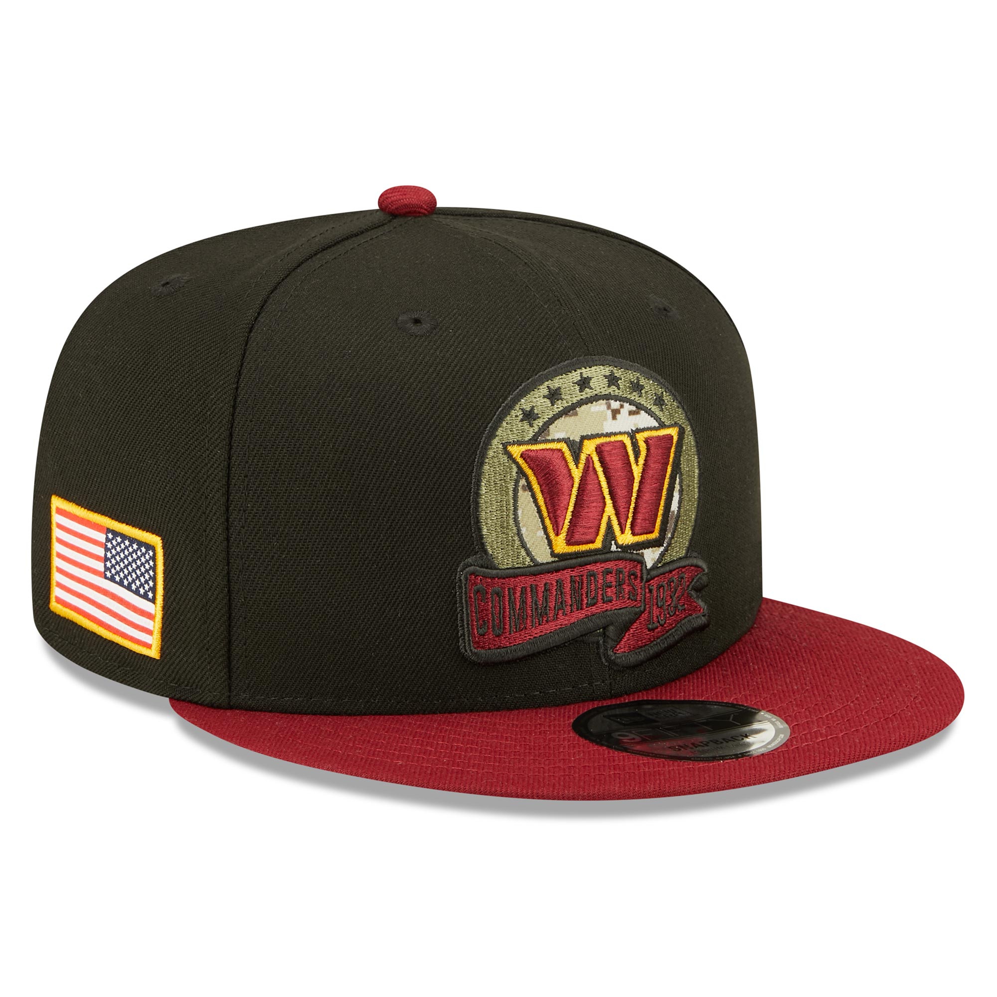 Washington Commanders 2022 NFL On-Field Salute to Service New Era 9FIFTY Snapback Cap