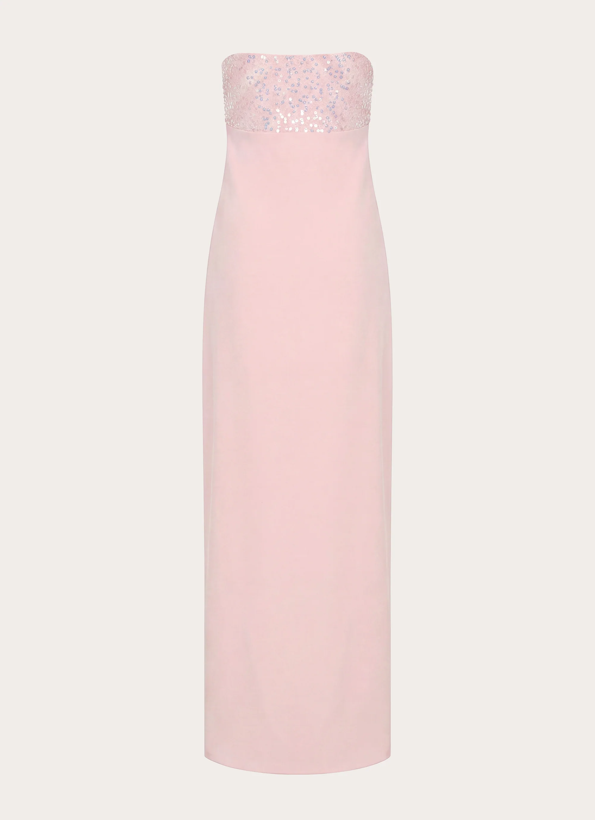 Lucienne Strapless Maxi Dress - Pink