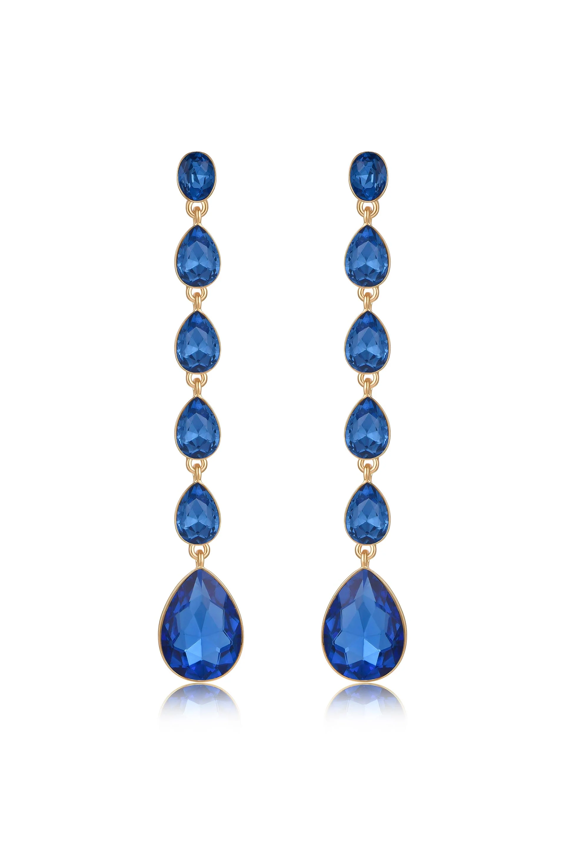 Crystallized Drop Earrings