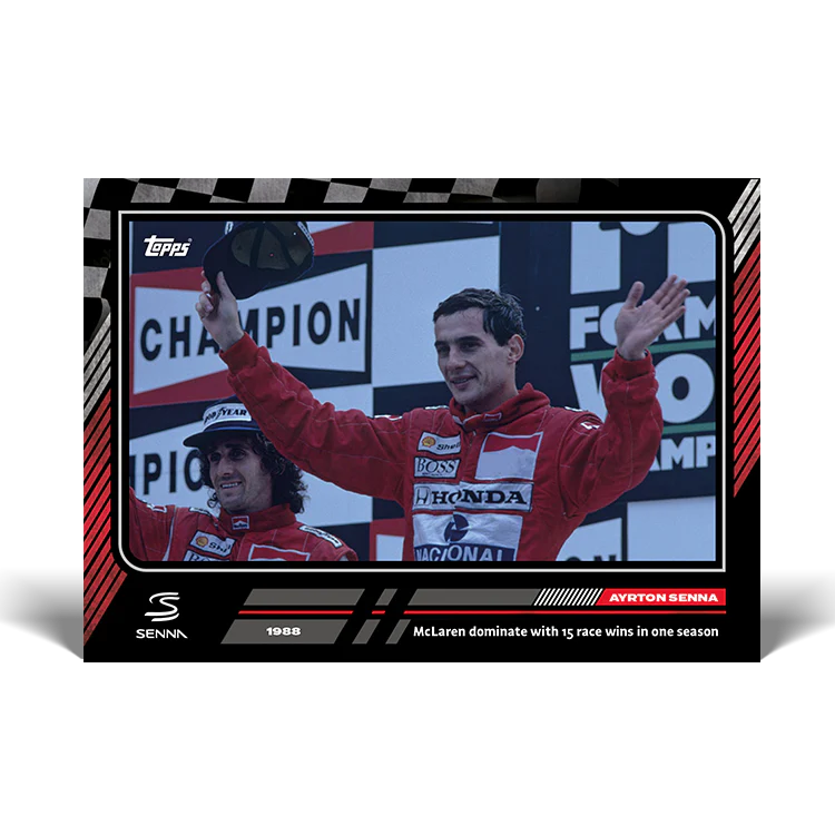 Topps UK - The Story of Senna - Card #25