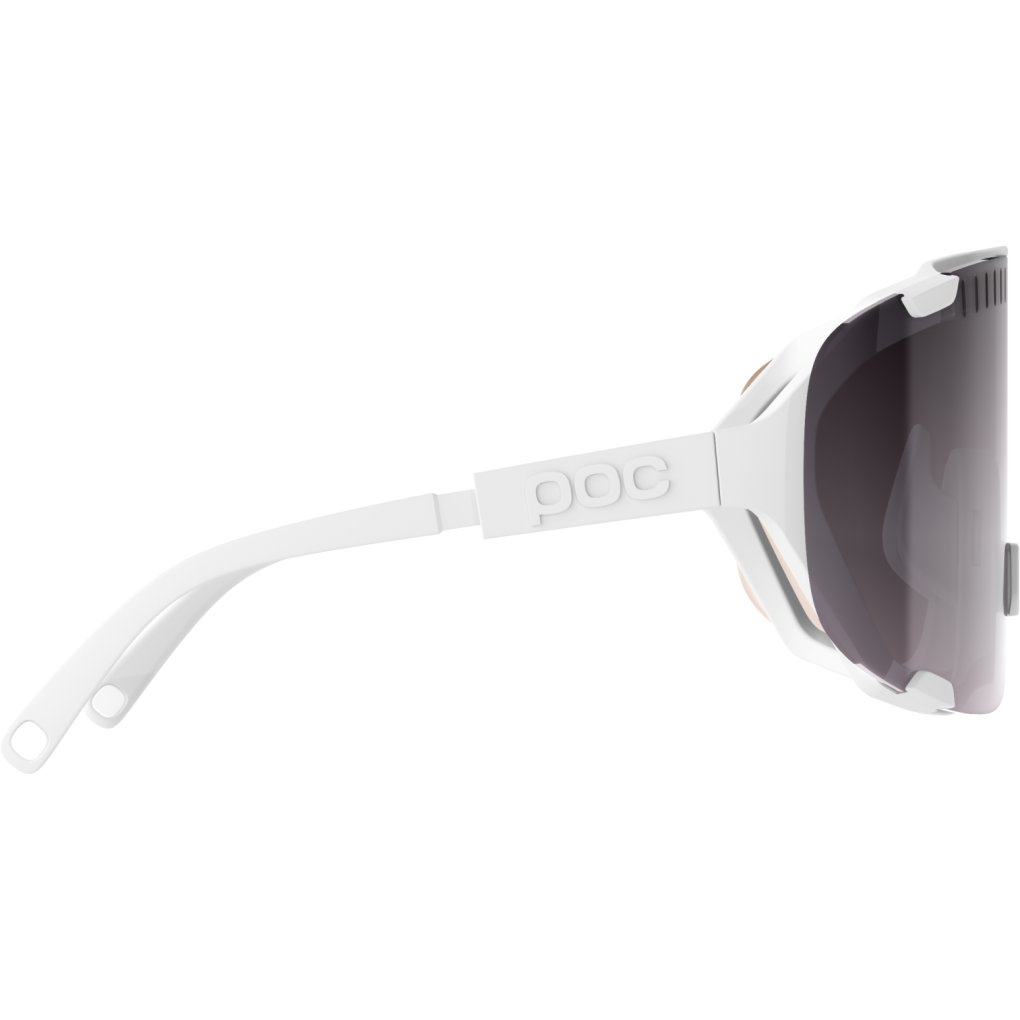 POC Devour Glasses - Hydrogen White - Clarity Trail/Partly Sunny Silver | Clear 2025