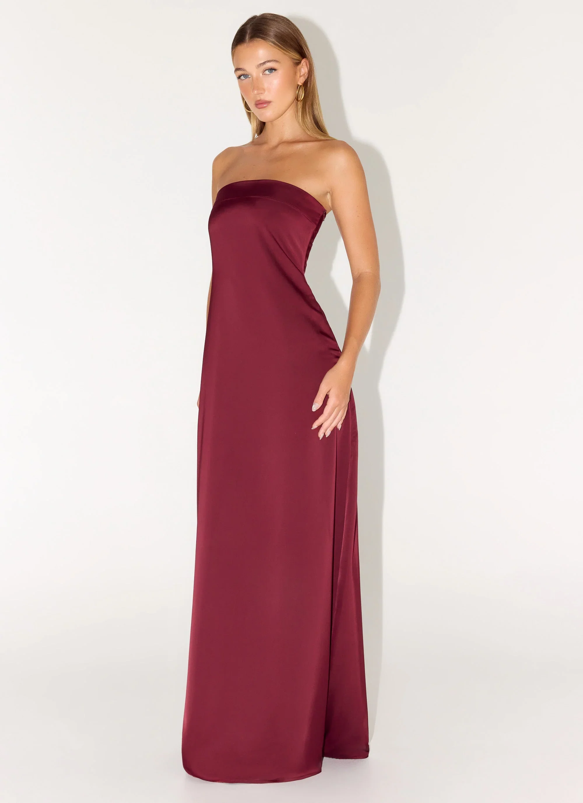 Jiana Maxi Dress - Merlot