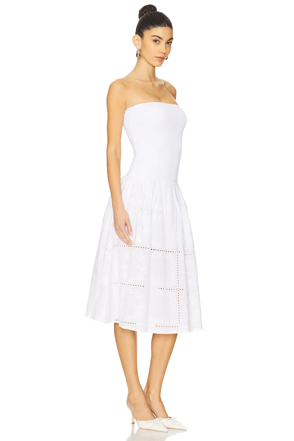 Ribbed Cotton Midi Dress