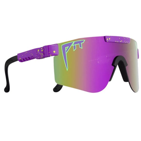 Pit Viper THE ORIGINALS DOUBLE WIDES Sunglasses - The Donatello Polarized - MulticolorRef: pit0041 / pv-sgs-0051