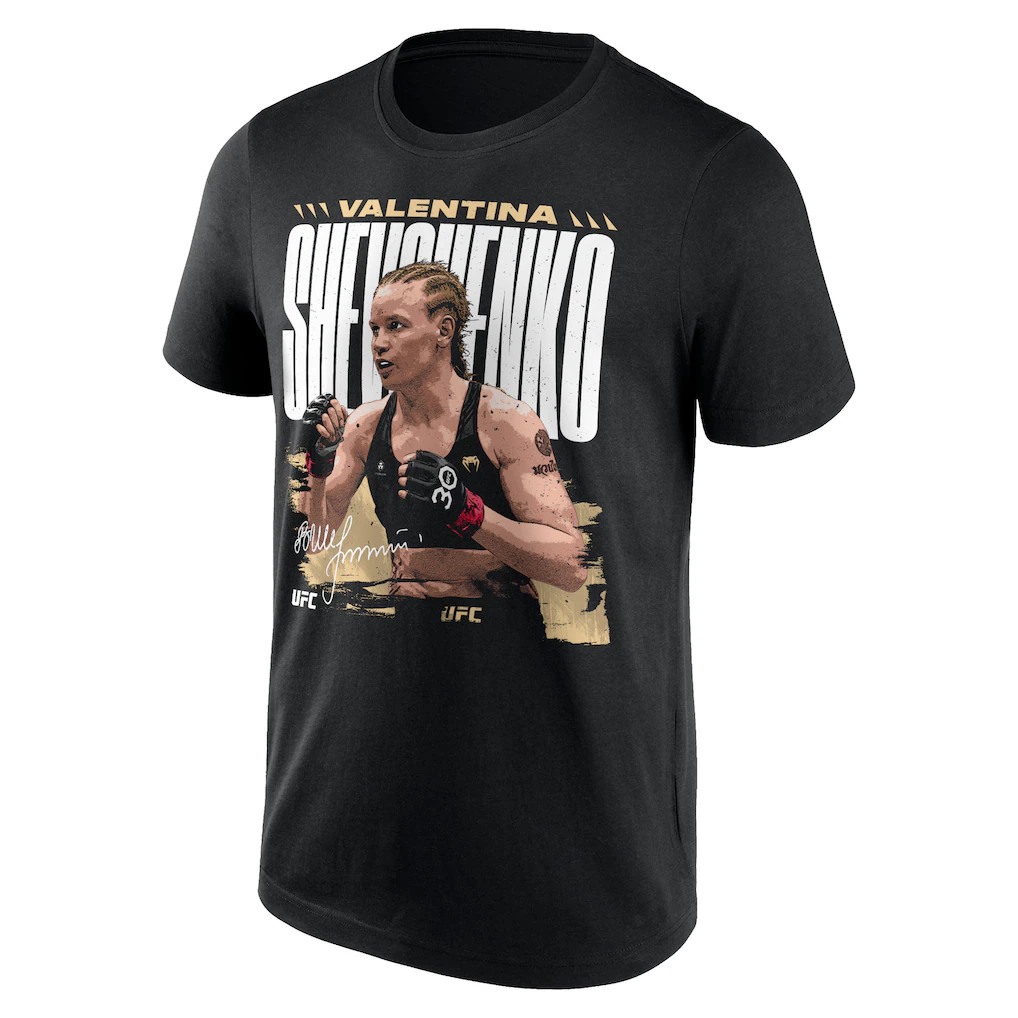 UFC Valentina Shevchenko Bold T-Shirt - Black - Mens