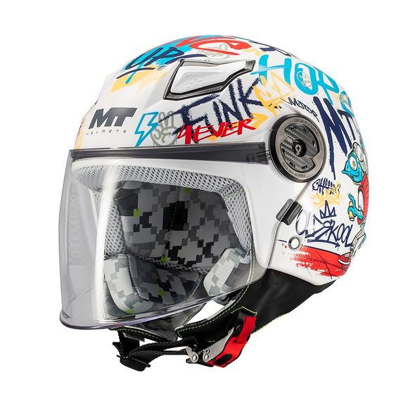 Casque jet MT HELMETS LITE - CREW ENFANT - MulticoloreRef : MTH0203