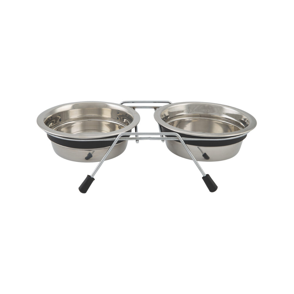 Beeztees Lumara Stainless Steel Deluxe Dining Set - 11 cm