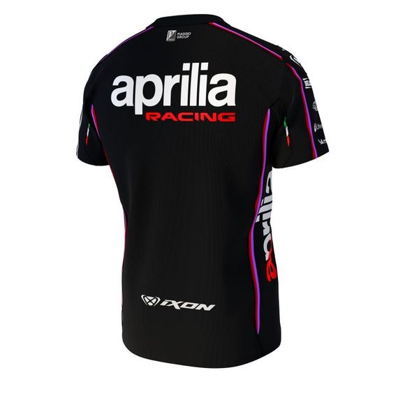 T-Shirt manches courtes Ixon APRILIA 25 - Noir / RougeRef : IX2147
