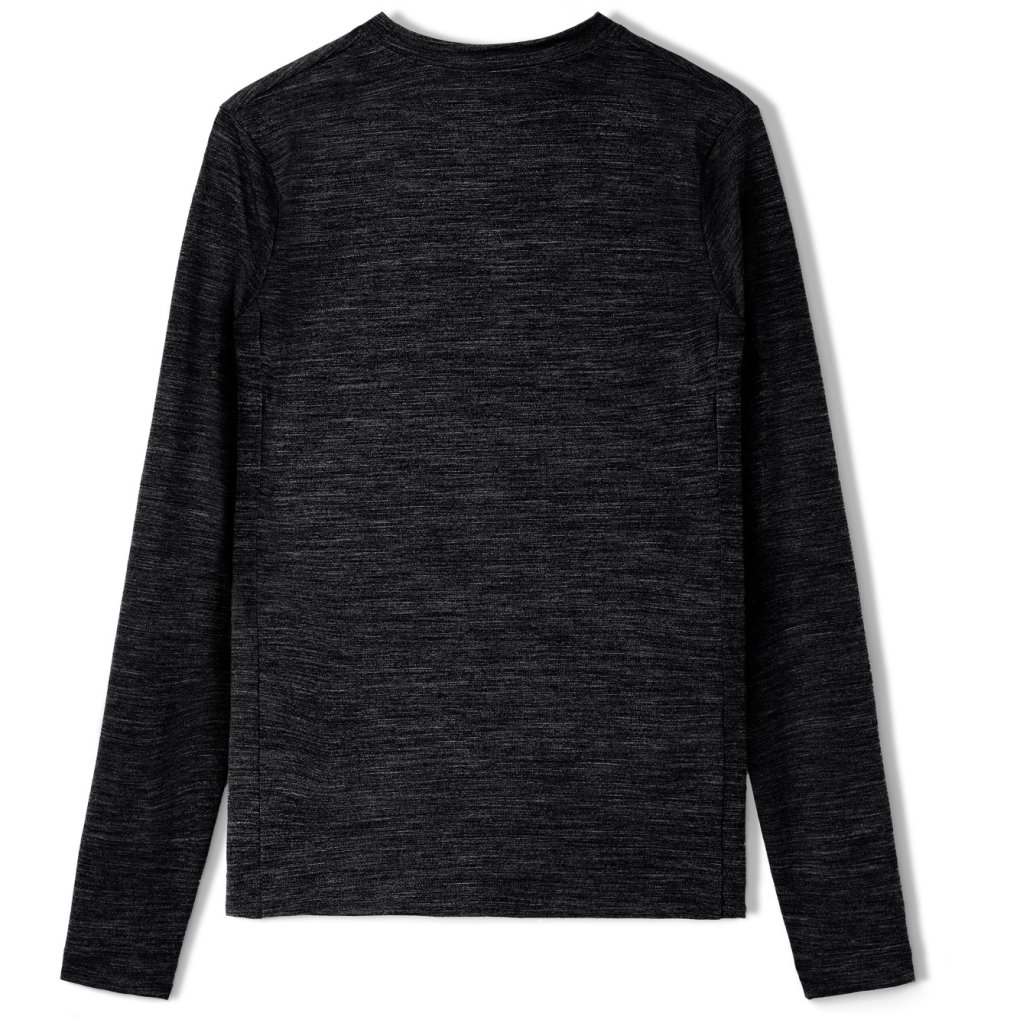 PEdALED E. Merino Long Sleeve Base Layer Men - Black