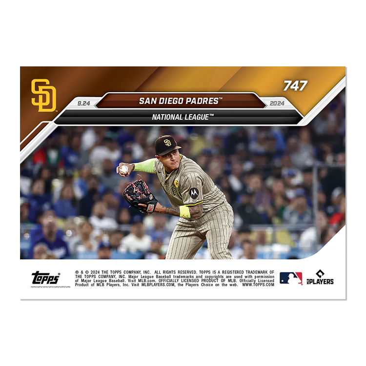 San Diego Padres - 2024 MLB TOPPS NOW® Card 747