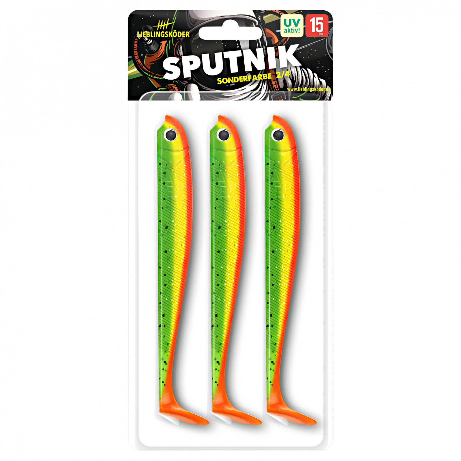 Lieblingsköder Shad Pike Bait (15 cm, Sputnik)
