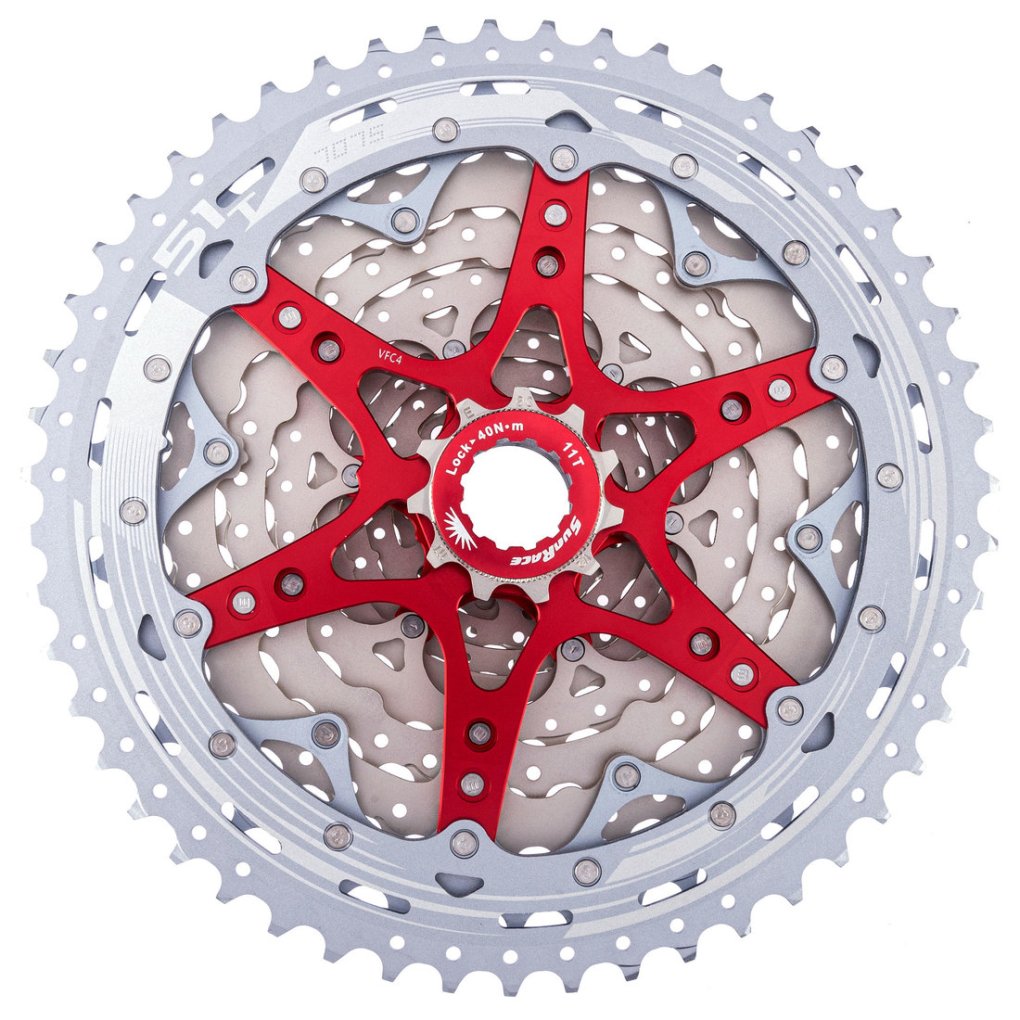SunRace CSMX80 Cassette 11-speed - 11-51T - metallic