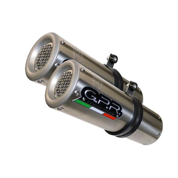 Silencieux GPR M3 INOX DOUBLEAPRILIA 900 SHIVER 900 - 2017 - 2021Ref : E4.A.69.M3.INOX