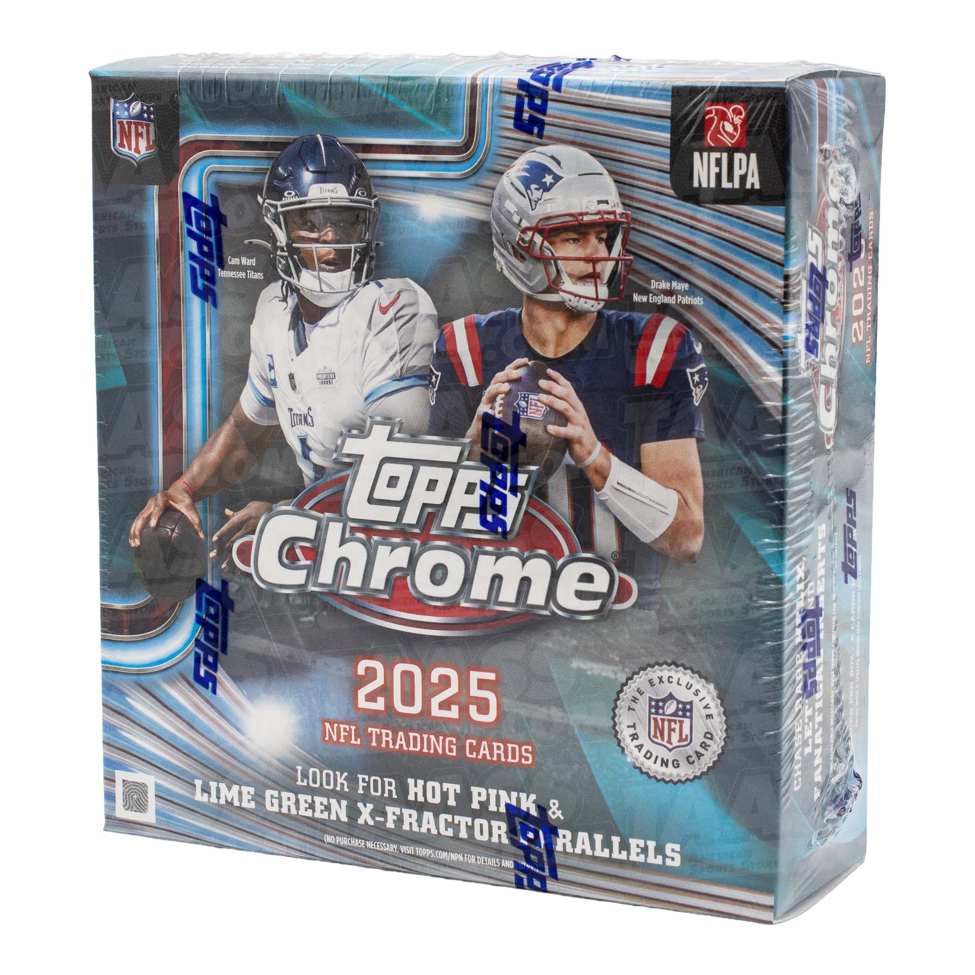 2025 Topps Chrome Football NFL Mega Box